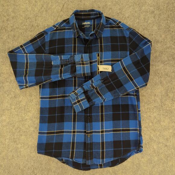 Tony Hawk Shirt Mens Small Plaid Flannel Button Up Skateboarding Casual - Picture 7 of 7
